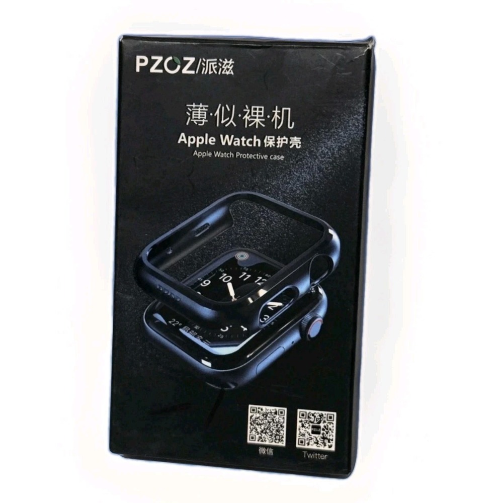NEW PZOZ Case for Apple‎ Watch Series 2/3 42mm Black w/ Screen Protector